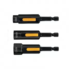 3 dílná sada nástavců 8, 10, 13 x 75 mm DeWALT DT7460