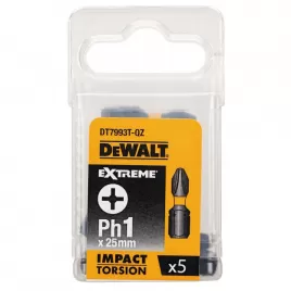 Sada Torsion bitů Ph1x25mm 5ks DeWALT DT7993T