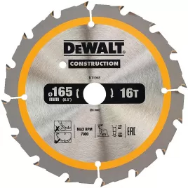 Pilový kotouč 165x20mm, 16 zubů pro aku pily DeWALT DT1948