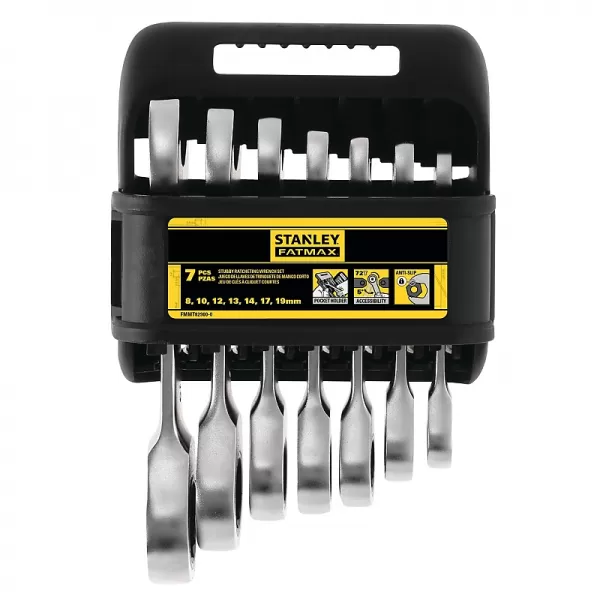 7dílná sada krátkých ráčnových klíčů Stanley FMMT82900-0