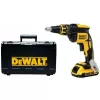 Aku bezuhlíkový šroubovák na sádrokarton 18 V Li-Ion 2x2,0 Ah DeWALT DCF620D2