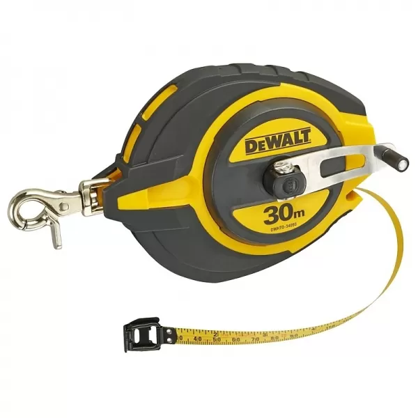 Ocelové svinovací pásmo - 30m DeWALT DWHT0-34093