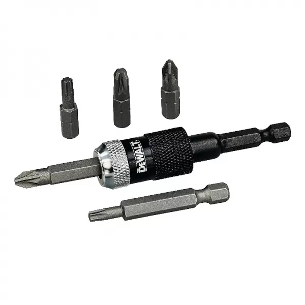 6dílná sada bitů a rychloupínacího nástavce DeWALT DT71514