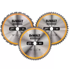 Sada 3ks pilových kotoučů 305x30mm (1xDT1958, 1xDT1959, 1xDT1960) DeWALT DT1964