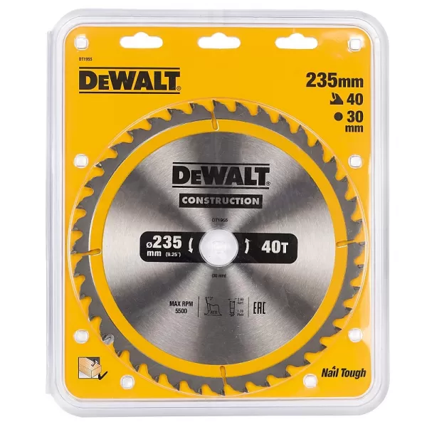 Pilový kotouč 235x30mm 40z ATB 10° DeWALT DT1955