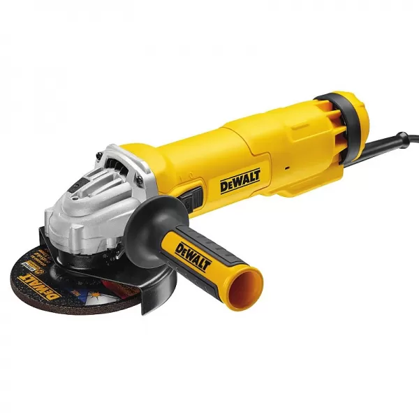 Úhlová bruska 125 mm s posuvným beznapětový spínačem DeWALT DWE4217KD