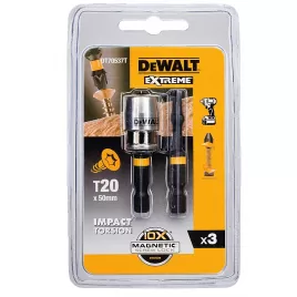 Torsion bity 2xT20 50mm + magnetický držák DeWALT DT70537T