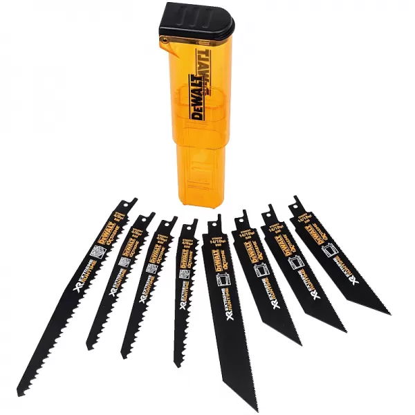 8-mi dílná sada plátků pro mečové pily DeWALT FLEXVOLT DT99551