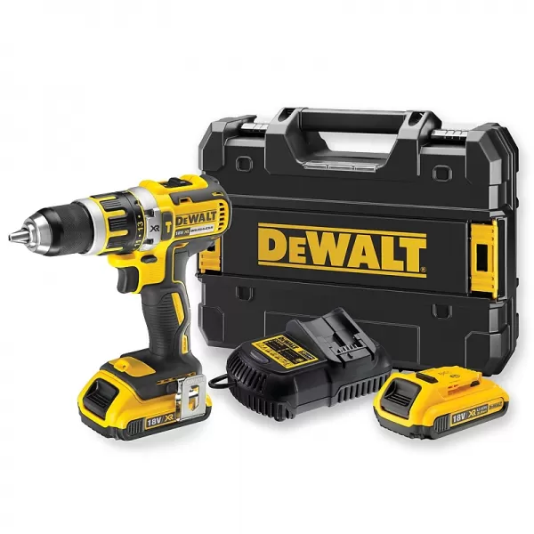 Bezuhlíková aku příklepová vrtačka / šroubovák 18V XR 2x2,0Ah DeWALT DCD795D2