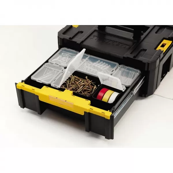 Box na nářadí se zásuvkou 9l TSTAK Box III DeWALT DWST1-70705