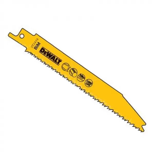 Pilový plátek na kov a trubky do 100mm rychlý řez pro mečové pily 152mm 5ks DeWALT DT2404