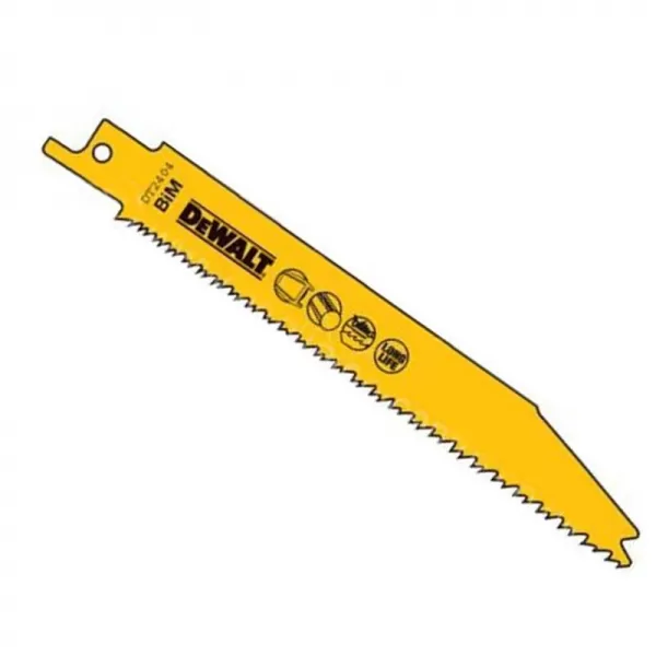 Pilový plátek na dřevo, kov, plasty a laminát do 150mm rychlý řez pro mečové pily 203mm 5ks DeWALT DT2406