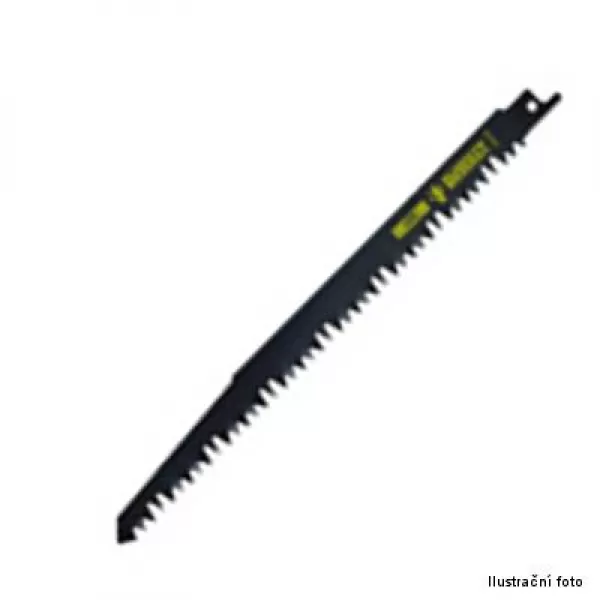 Pilový plátek na dřevo (polena a řezivo) rychlé a obloukové řezy pro mečové pily 305mm 5ks DeWALT DT2432