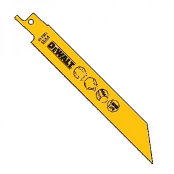 Pilový plátek na kov, plech, trubky a profily do 1,5mm jemný řez pro mečové pily 152mm 5ks DeWALT DT2385