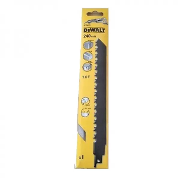 Pilový plátek na beton, cihly, Poroton a vláknitý cement obloukový řez do 150mm pro mečové pily 240mm DeWALT DT2420
