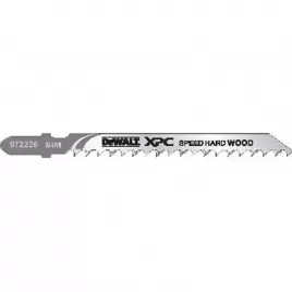 Pilový plátek na tvrdé dřevo a plasty do 60mm rychlý řez pro přímočaré pily 100mm 3ks DeWALT DT2220