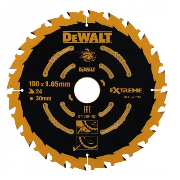 Pilový kotouč 190x30mm 24z ATB +20° DeWALT DT10304