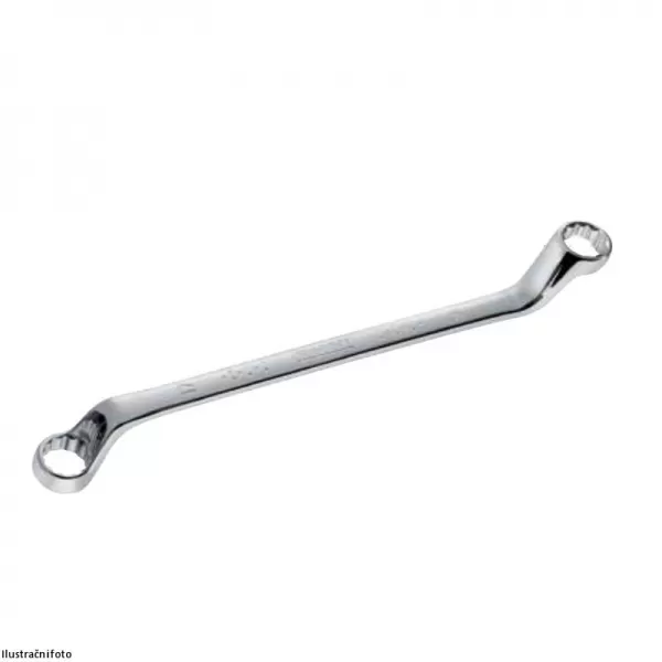 Klíč oboustranný očkový 20x22 mm DIN 838 vyhnutý 75° TONA Expert E113328T