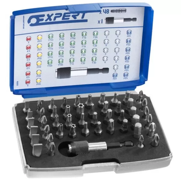 48dílná sada bitů s adaptérem TONA Expert