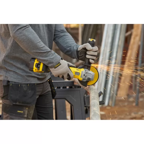 Aku bezuhlíková úhlová bruska 18V bez aku STANLEY FATMAX V20 SFMCG710B