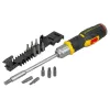 Ráčnový šroubovák s pistolovou rukojetí s 12 bity Stanley Fatmax FMHT0-62691