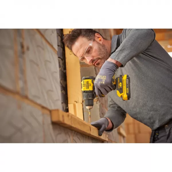 Aku bezuhlíková vrtačka 18V 2x2,0Ah STANLEY FATMAX V20 SFMCD714D2T