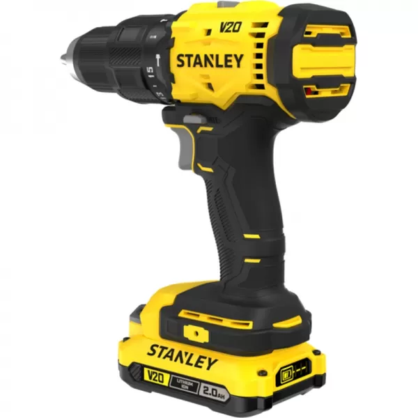 Aku vrtačka s přiklepem V20 18V 2x2,0 Ah Stanley FatMax SFMCD712D2A