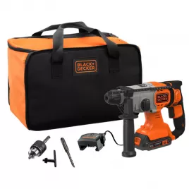 Aku kombinované kladivo 18V 1x2,0Ah v tašce Black&Decker BCD900D1S
