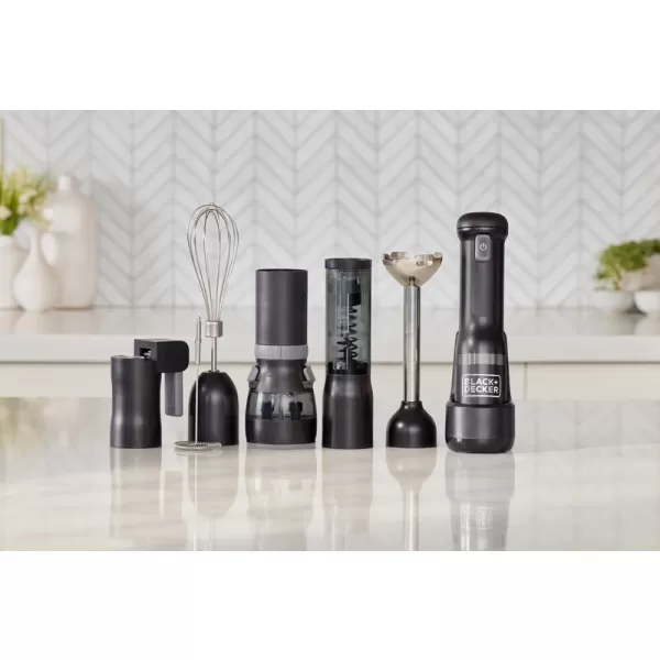 Aku tyčový mixér 7,2V 1x2,0Ah 6v1 - černý Black&Decker BCKM1016KSB