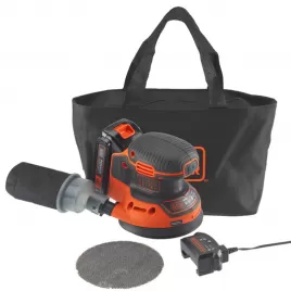 Aku excentrická bruska 18V 1x1,5Ah v tašce Black&Decker BDCROS18