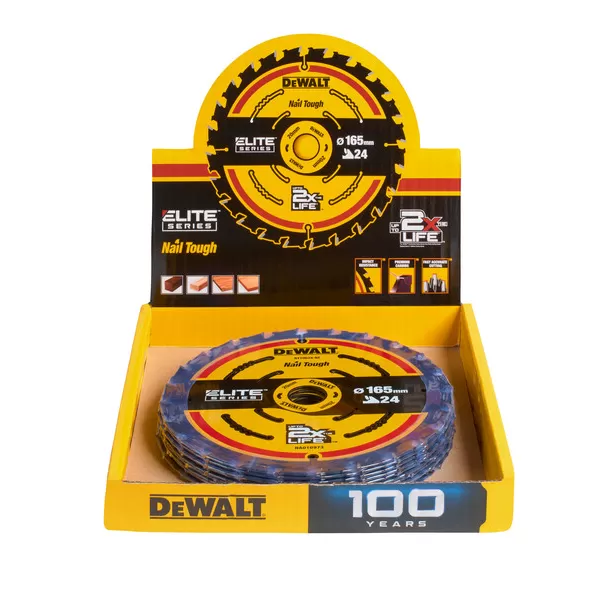 Pilový kotouč ELITE 10ks 165x20mm 24 zubů, promo balení DeWALT DT10400