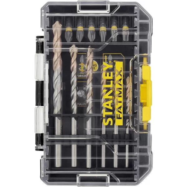 19-dílná sada torzních bitů a vrtáků Stanley STA88552