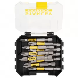 10dílná sada 50 mm bitů pro rázové utahováky PH2 Stanley STA88573