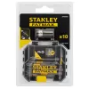 10dílná sada 50 mm torzních bitů PH s držákem bitů Stanley STA88564