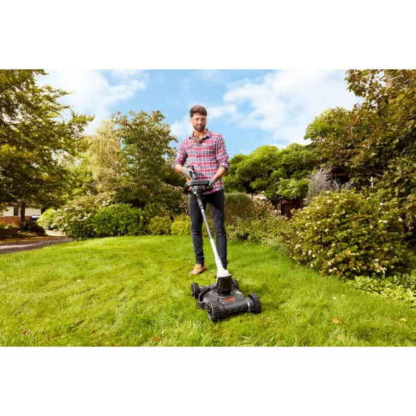 Multifunkční kolový podvozek pro strunové sekačky Multi-Trimmer Black&Decker CM100