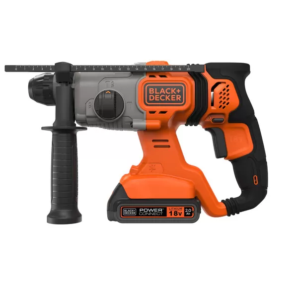 Aku kombinované kladivo 18V 1x2,0Ah v tašce Black&Decker BCD900D1S