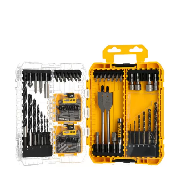 100dílná sada nástrojů pro vrtací šroubováky, Tough Case DeWALT DT70785