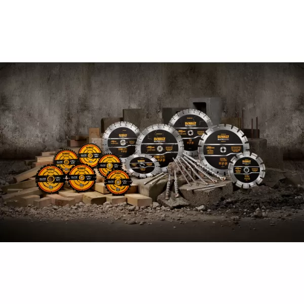 Diamantový kotouč ELITE 230 mm segment 10mm, asfalt, nevyzrálý beton DeWALT DT20466