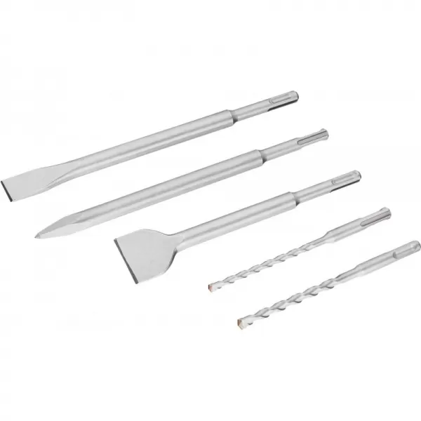 Vrtáky SDS-Plus 6x160 mm, 8x160 mm a sekáč špičatý, plochý, široký Stanley STA54400