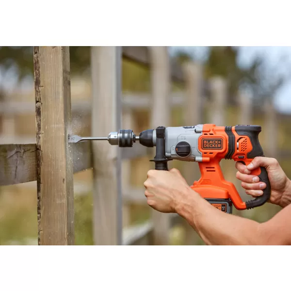 Aku kombinované kladivo 18V 1x4,0Ah v kufru Black&Decker BCD900M1K