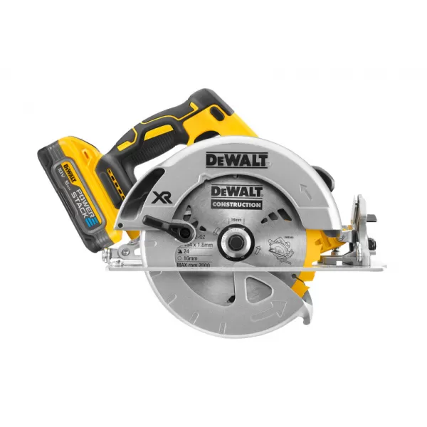 Aku kotoučová bezuhlíková pila 18V 2x 5,0Ah XRP DeWALT POWERSTACK DCS570H2T