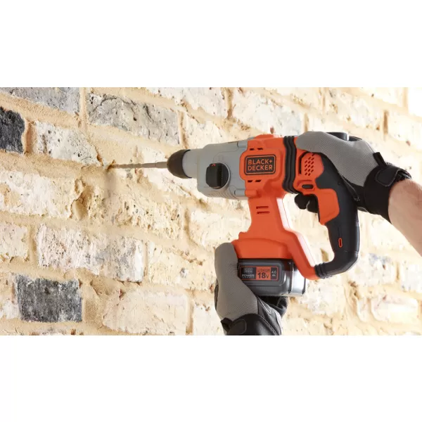 Aku kombinované kladivo 18V 1x4,0Ah v kufru Black&Decker BCD900M1K