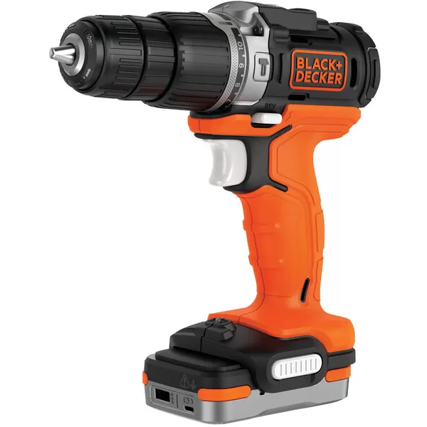 Aku vrtací šroubovák 12V 1,5Ah v tašce Black&Decker BDCHD12S1