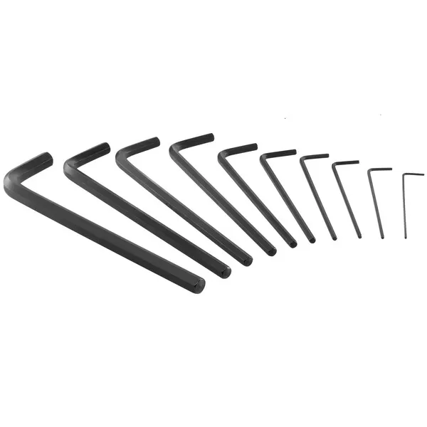 9-ti dílná sada šestihranných zástrčných klíčů Inbus s kuličkou - v nasazovací rukojeti Stanley 0-89-904