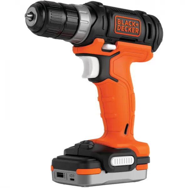 Aku vrtačka 12V USB Black&Decker BDCDD12S1