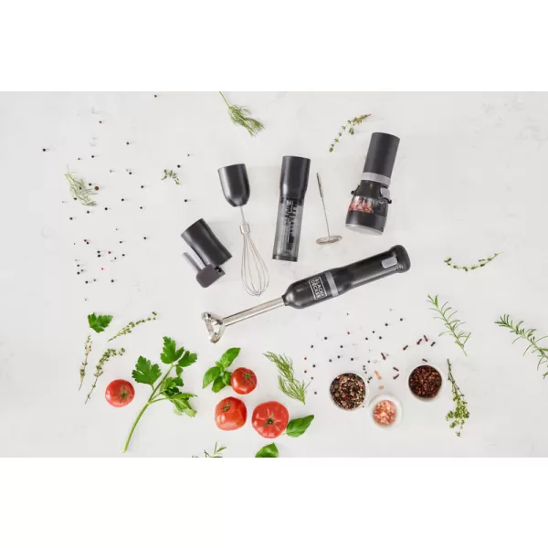 Aku tyčový mixér 7,2V 1x2,0Ah 6v1 - černý Black&Decker BCKM1016KSB