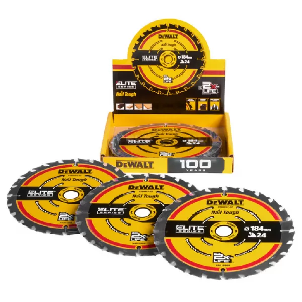 Pilový kotouč ELITE 10ks 184x20mm 24 zubů, promo balení DeWALT DT10401