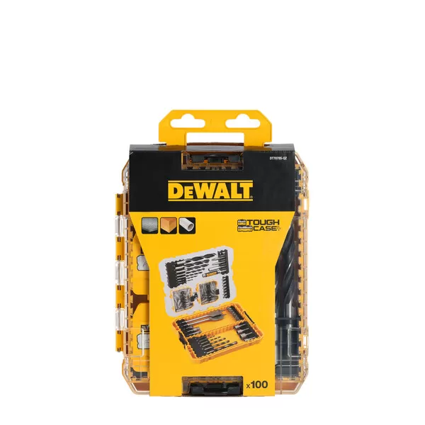100dílná sada nástrojů pro vrtací šroubováky, Tough Case DeWALT DT70785