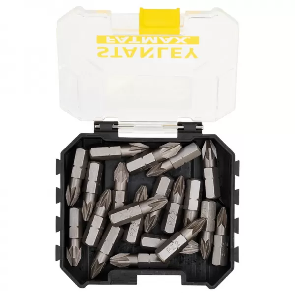 20dílná sada 25 mm bitů PZ2 Stanley STA88567