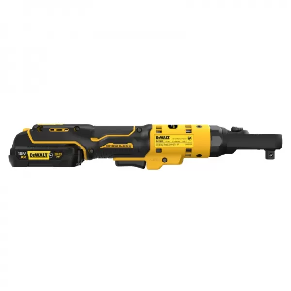 Aku ráčna s 1/4’’+ 3/8” čtvercovou výměnnou hlavou a s 1/4” Hex výměnnou hlavou 12V 2x3,0Ah DeWALT DCF500L2G